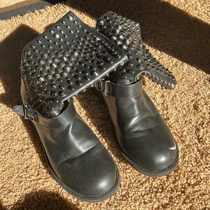 Studded boots